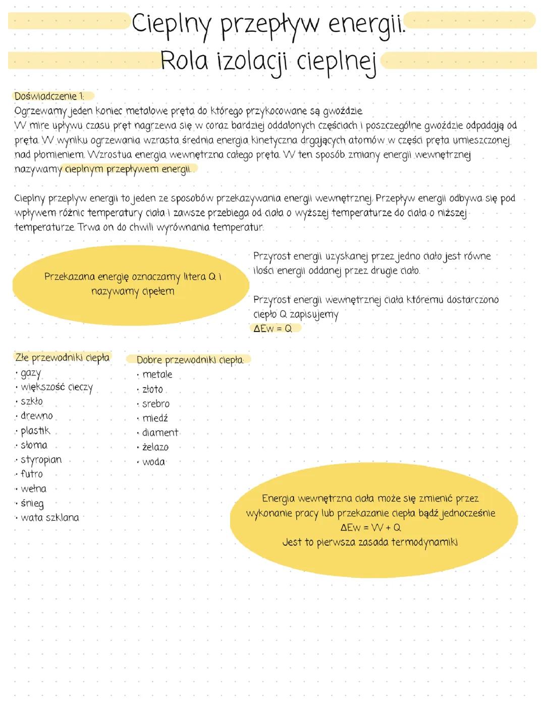 Cieplny przepływ energii. Rola izolacji cieplnej