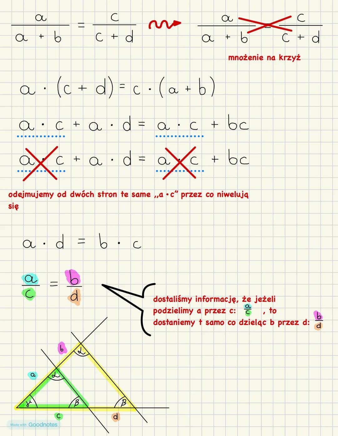 Krok 1
Krok 2
Twierdzenie Talesa