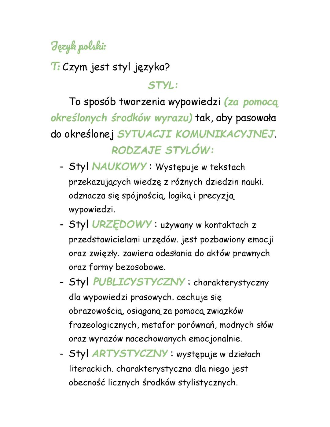 Style języka ✧˖°.