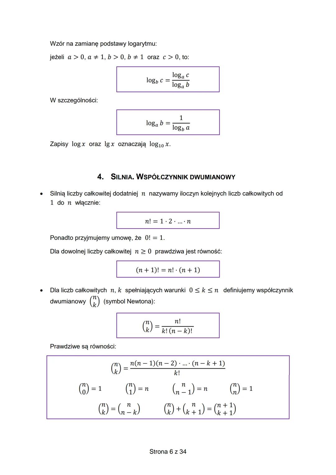 Wybrane
wzory
matematyczne
na egzamin maturalny
z matematyki
CK
1
CENTRALNA
KOMISJA
EGZAMINACYJNA
EM
23 Zespół redakcyjny:
Hubert Rauch (CKE