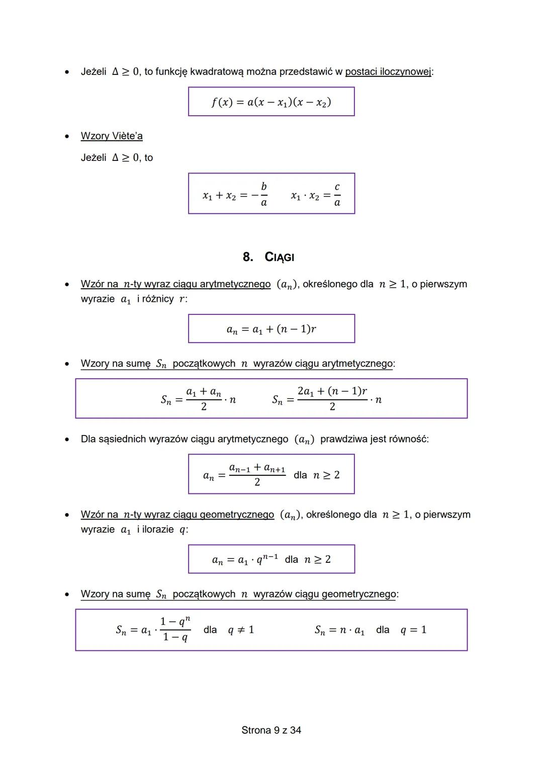 Wybrane
wzory
matematyczne
na egzamin maturalny
z matematyki
CK
1
CENTRALNA
KOMISJA
EGZAMINACYJNA
EM
23 Zespół redakcyjny:
Hubert Rauch (CKE