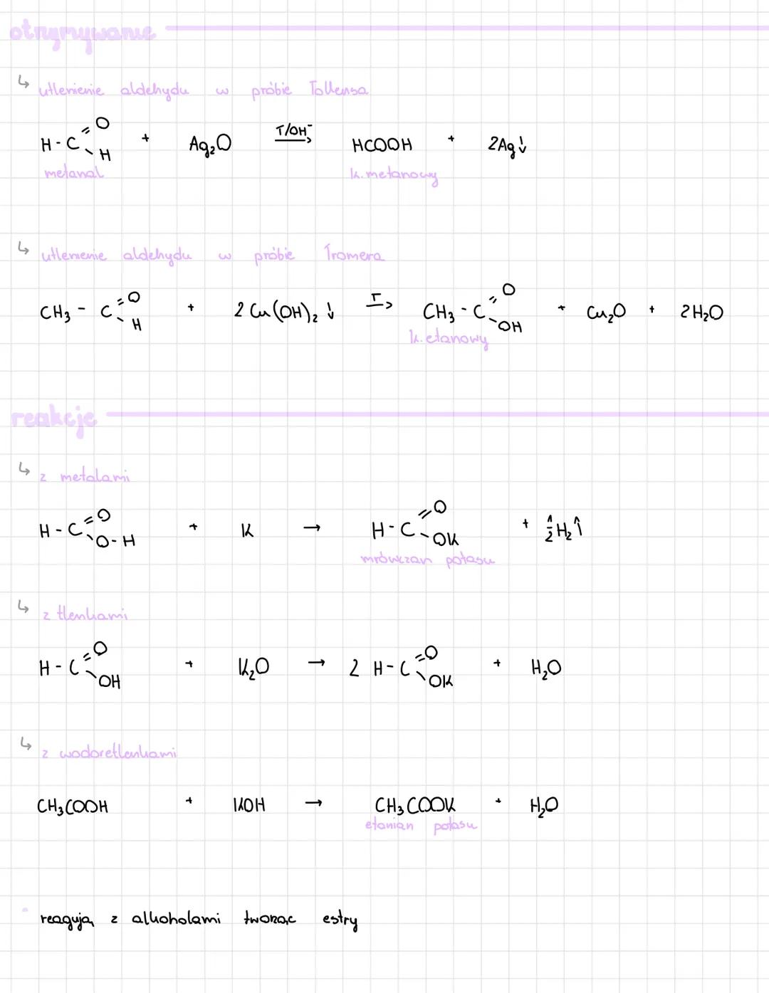 H-C
10
KWASY KARBOKSYLOWE
CH3-C
1. mrówkowy
OH
k. octowy
OH
CH3 CH₂-C
0 =
OH
k. propionowy
CH3-CH2-CH2-C
k. mastowy
OH
CH3-CH2-CH2-CH₂ -C
CO