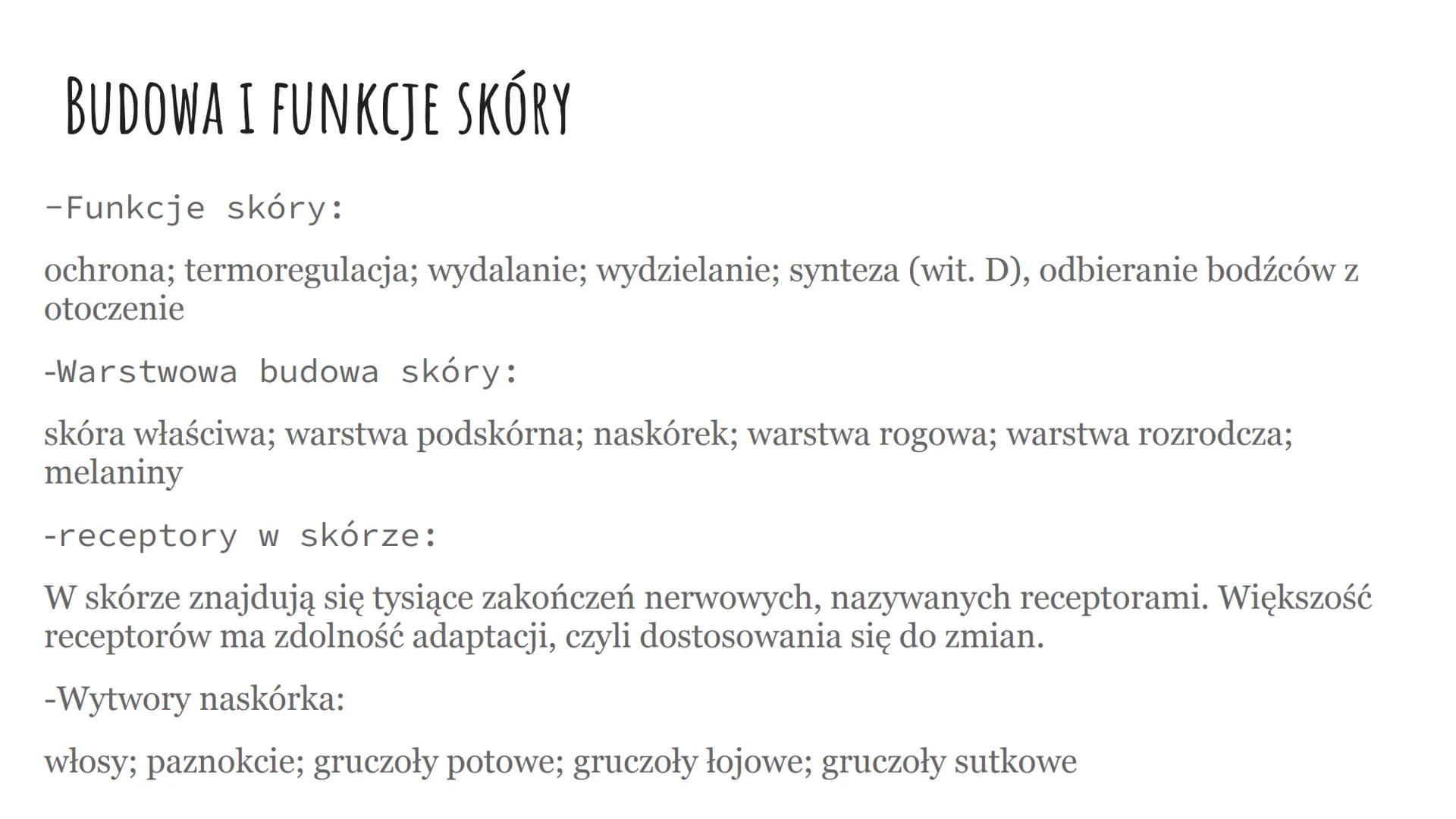 BIOLOGIA
Dział 1
Organizm człowieka. Skóra-powłoka organizmu. ORGANIZM CZŁOWIEKA JAKO FUNKCJONALNA CAŁOŚĆ
Poziomy organizacji ciała człowiek