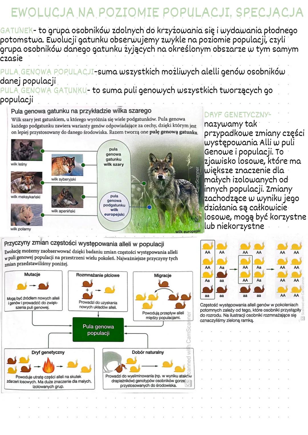 ŹRÓDŁA WIEDZY O EWOLUCJI
EWOLUCJA BIOLOGICZNA- to proces stopniowych i nieodwracalnych zmian
grup organizmów. W jej wyniku powstają nowe gat