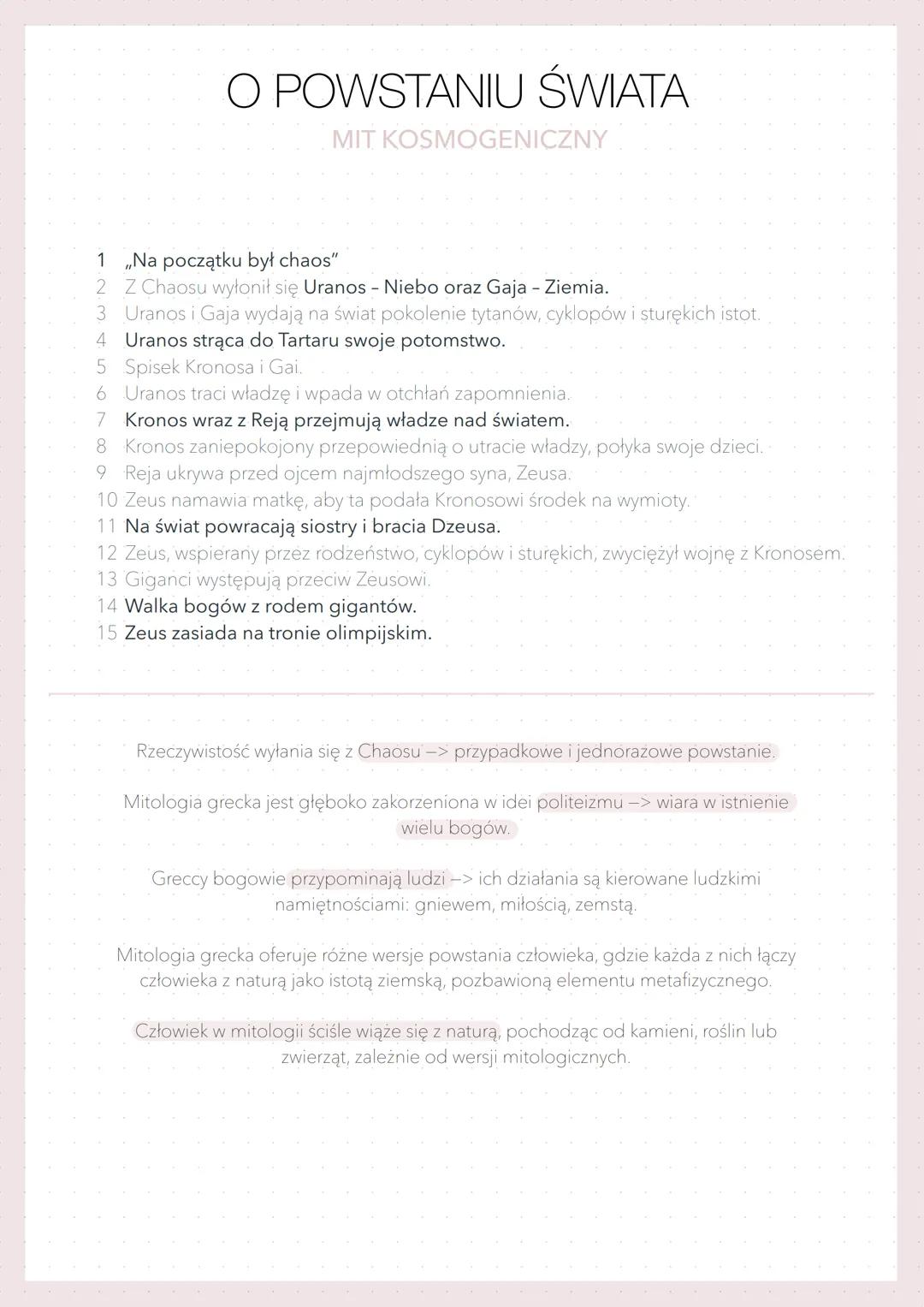 # MITOLOGIA GRECKA - Jan Parandowski
MIT
- Opowieść, wyrażająca i porządkująca wierzenia danej społeczności.
Opowieść o bogach, herosach (