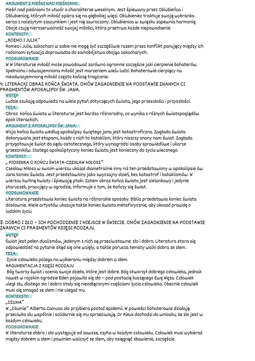 # BIBLIA
1. CZŁOWIEK W OBLICZU CIERPIENIA. OMÓW ZAGADNIENIE NA PODSTAWIE ZNANYCH CI FRAGMENTÓW KSIĘGI HIOBA.
WSTĘP
Cierpienie towarzyszy cz