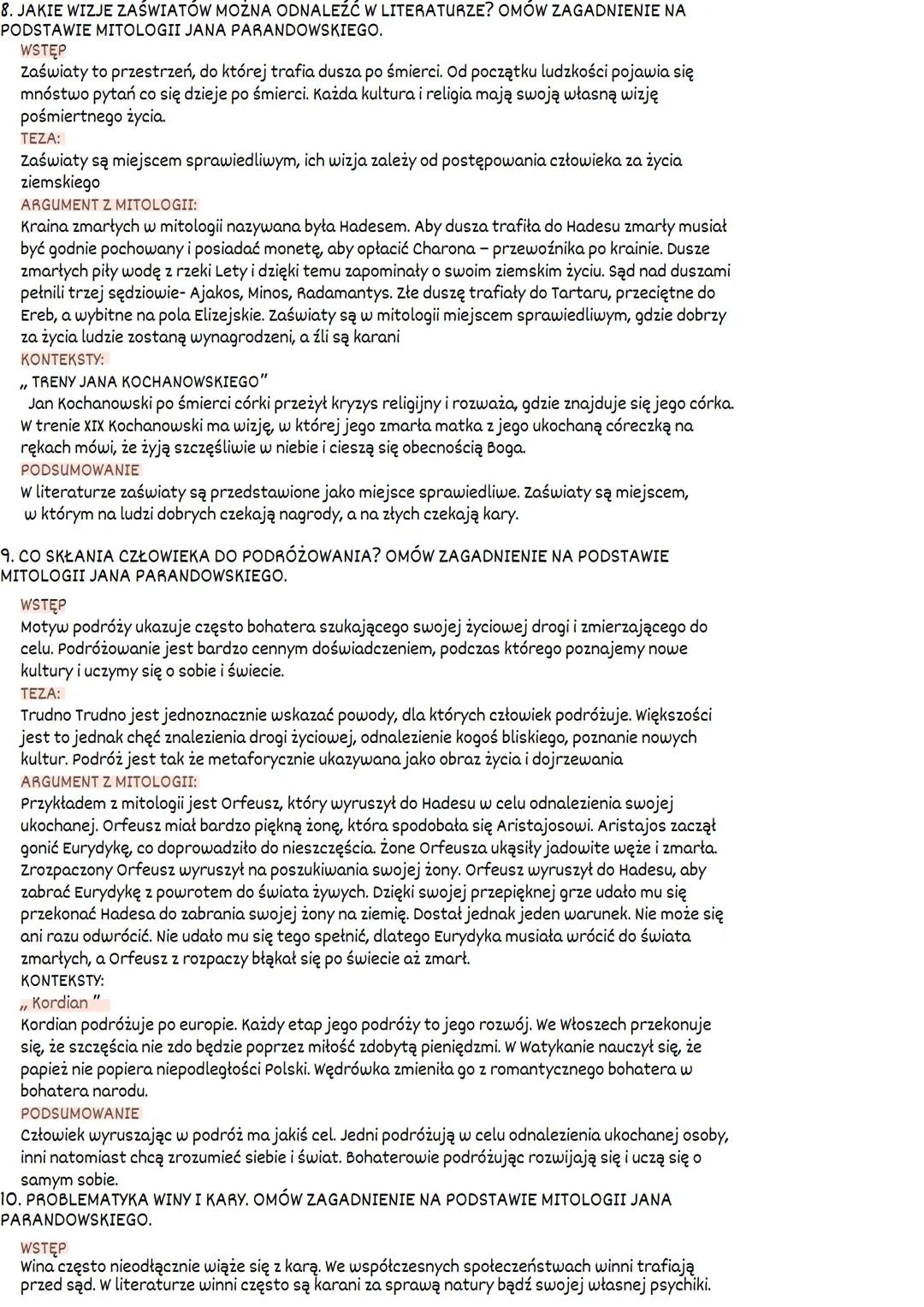 # BIBLIA
1. CZŁOWIEK W OBLICZU CIERPIENIA. OMÓW ZAGADNIENIE NA PODSTAWIE ZNANYCH CI FRAGMENTÓW KSIĘGI HIOBA.
WSTĘP
Cierpienie towarzyszy cz