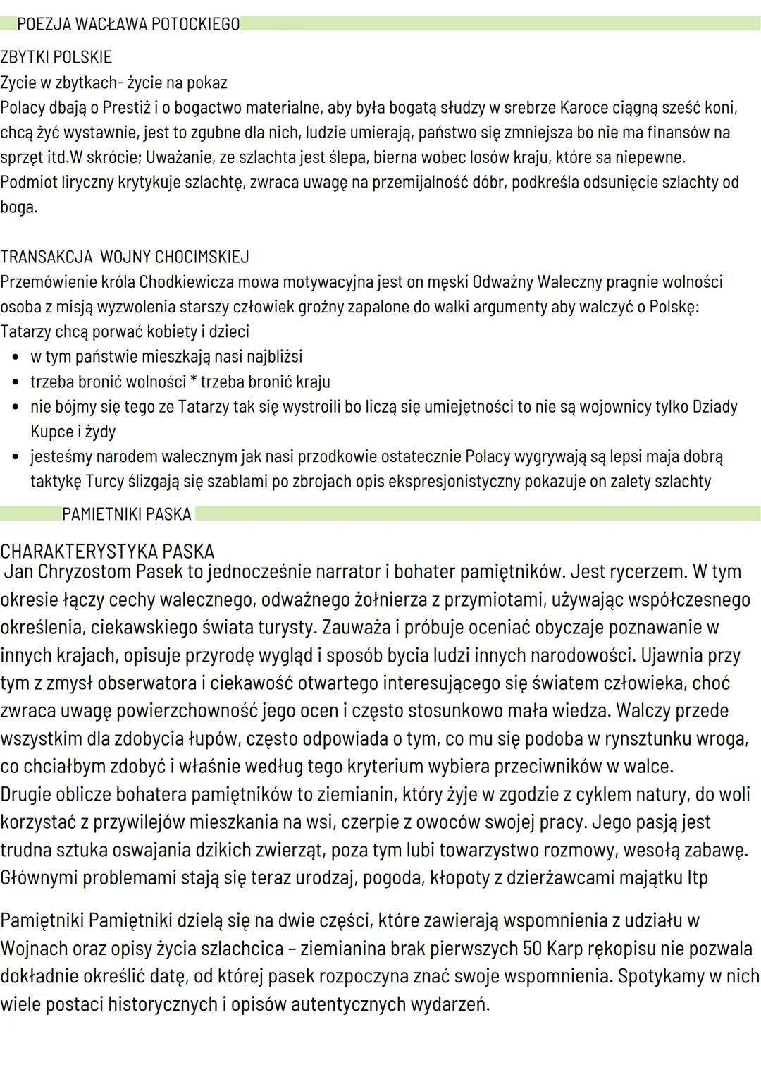 POJECIA
BAROK
MARINIZM Nurt literacki zainicjowany przez włoskiego poetę Giambattistę Marino, który twierdził
że poezja powinna głównie zadz