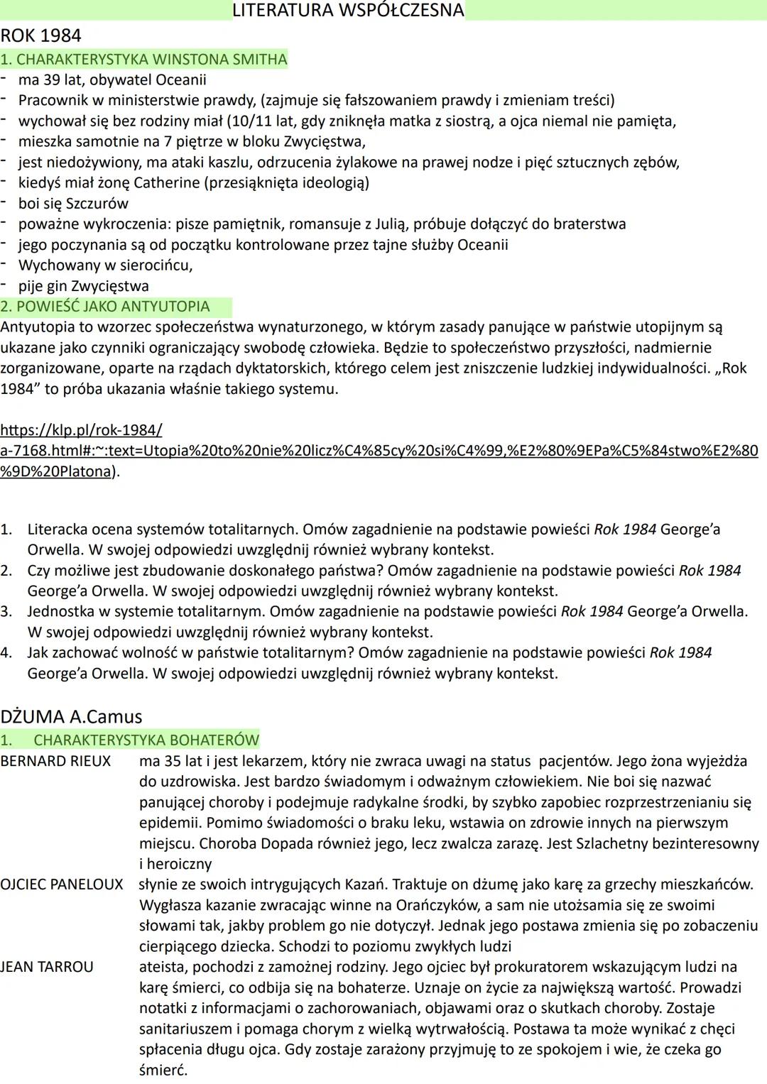 Literatura współczesna