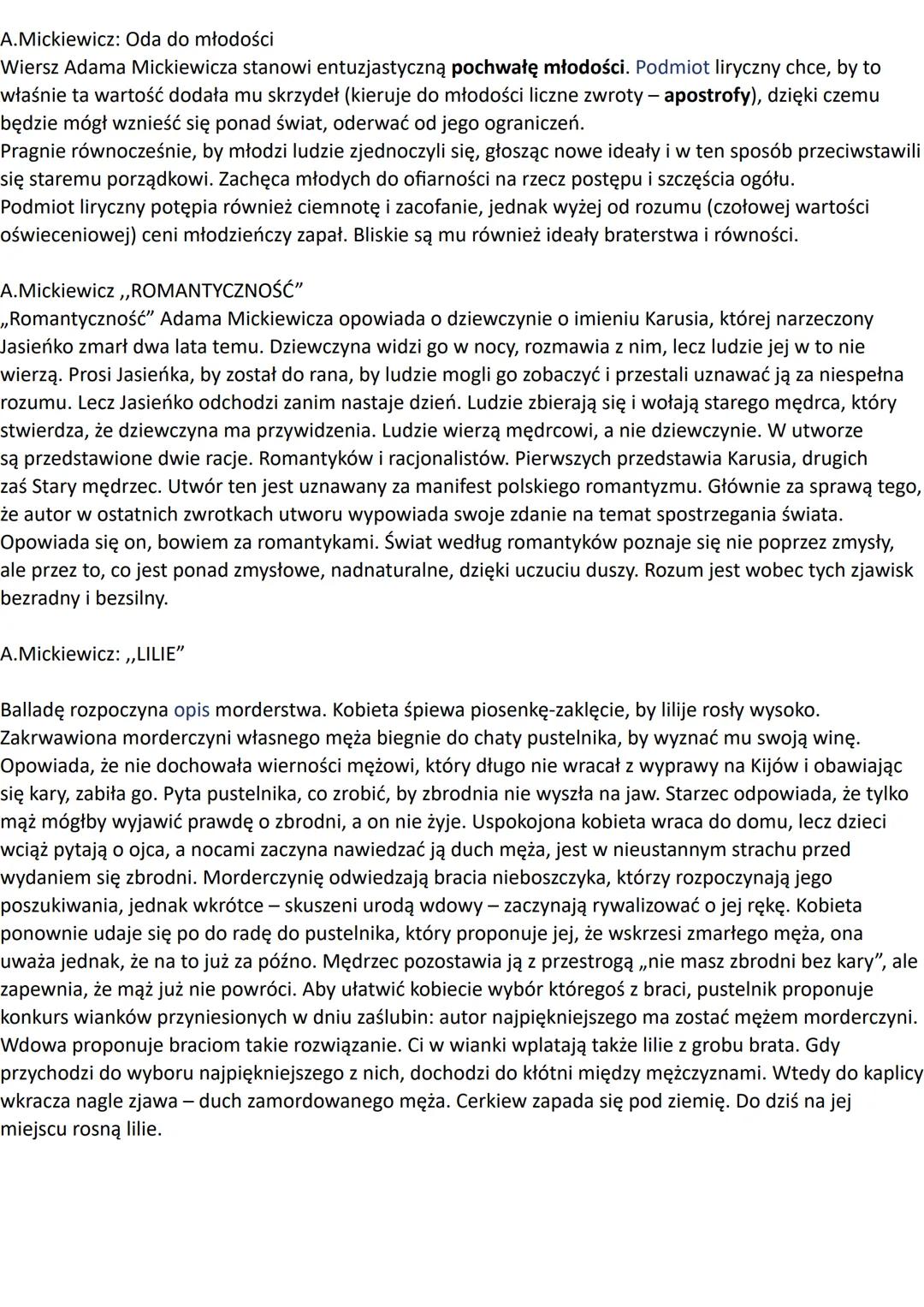 Mesjanizm
PROMETEIZM
ROMANTYZM CZ.1
przekonanie, że ktoś jest powołany (wybrany przez Boga) do realizacji misji w dziejach
świata. Ta koncep