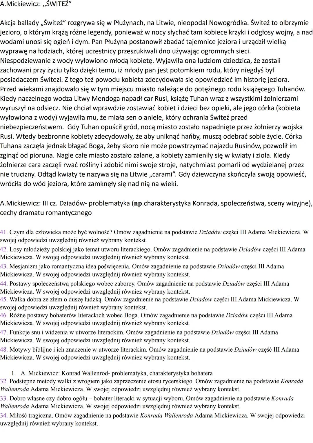 Mesjanizm
PROMETEIZM
ROMANTYZM CZ.1
przekonanie, że ktoś jest powołany (wybrany przez Boga) do realizacji misji w dziejach
świata. Ta koncep