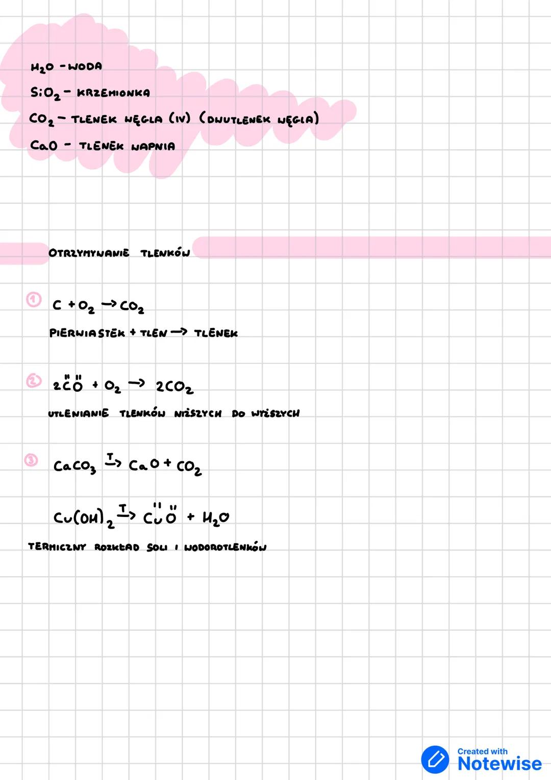 SHODOROTLENKI
WZÓR OGÓLNY
I
M(OH) GRUPA WODOROTLENOHA
METAL
OTRZYMYWANIE WODOROTLENKÓW
METAL GR. I/I + WODA
2Na + 2H₂O -> 2NaOH + H₂
TLENEK