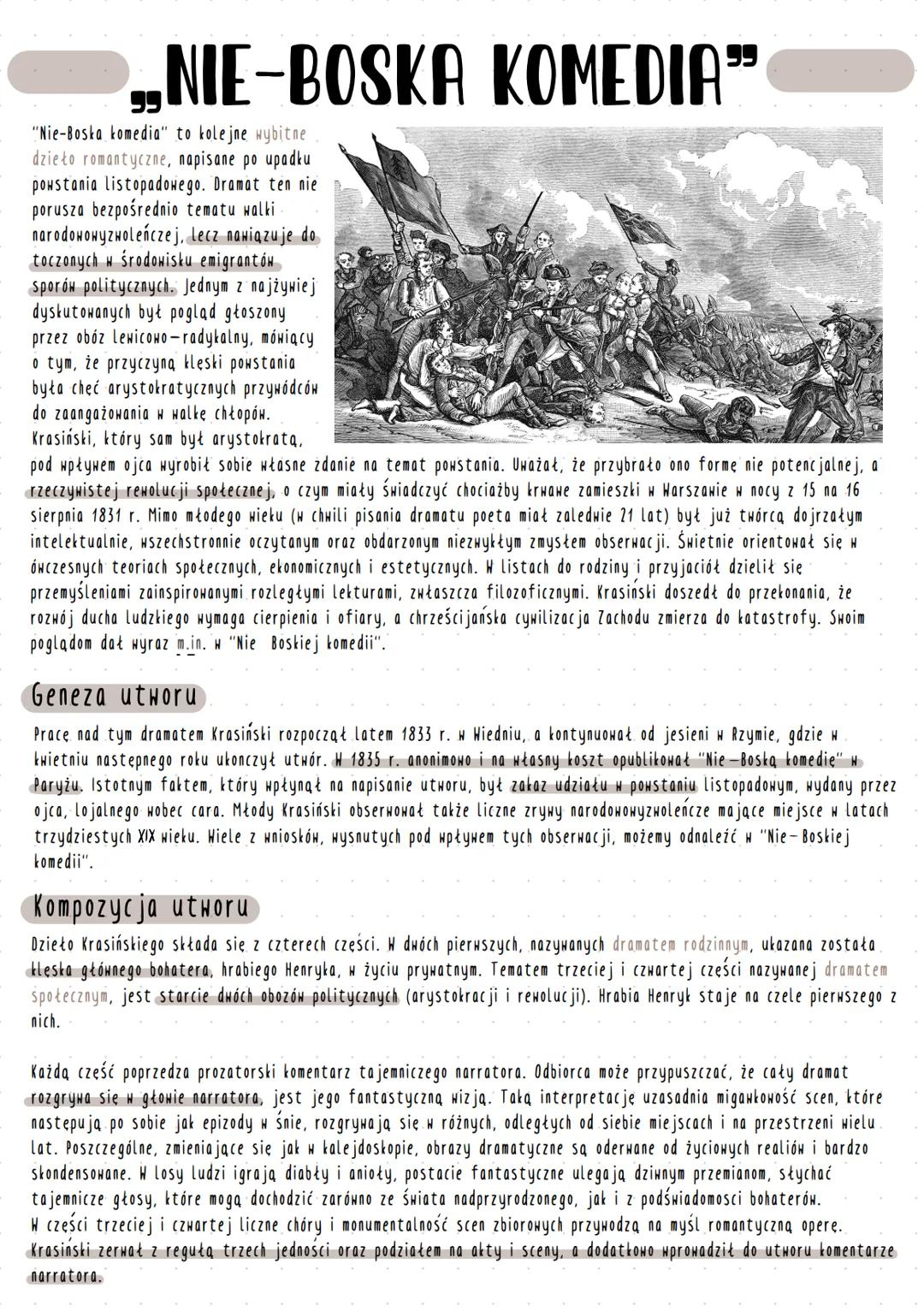 ZYGMUNT KRASIŃSKI
Urodził się 19 lutego 1812 roku w Paryżu, w rodzinie
arystokratycznej. Jego matka była księżna Maria Urszula z
Radziwiłłów