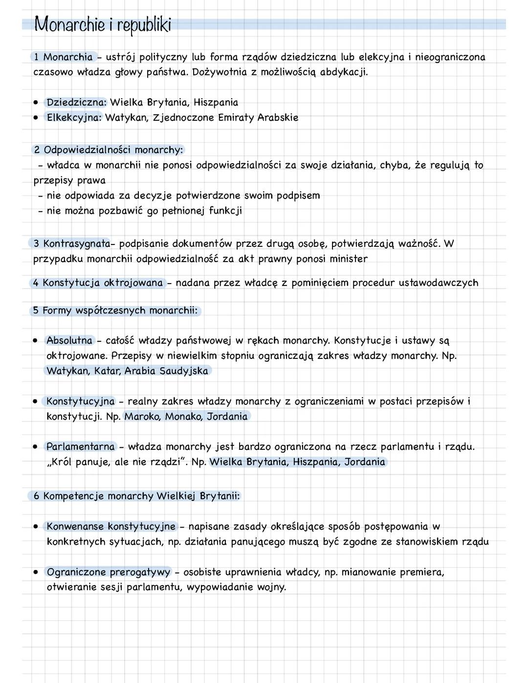 Monarchie i republiki