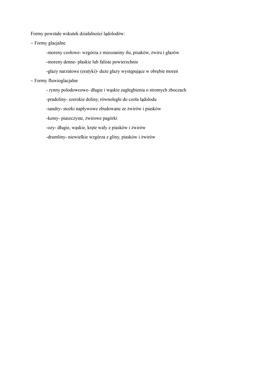 RZEŹBOTWÓRCZA DZIAŁALNOŚĆ
LODOWCÓW GÓRSKICH I LADOLODÓW
Niszcząca działalność lodowców górskich, rodzaje erozji lodowcowych:
~ detrakcja=/-