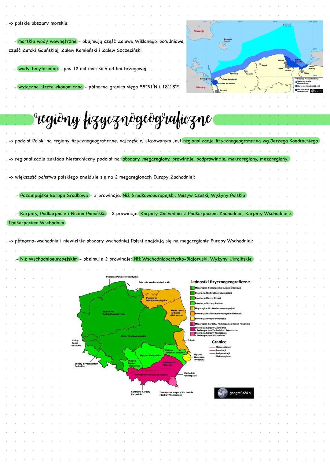 pôfożenic i obfgar
położenie fizycznogeograficzne
Polski
CECHY
KONSEKWENCJE
położenie na półkuli północnej, w.
średnich szerokościach geogra