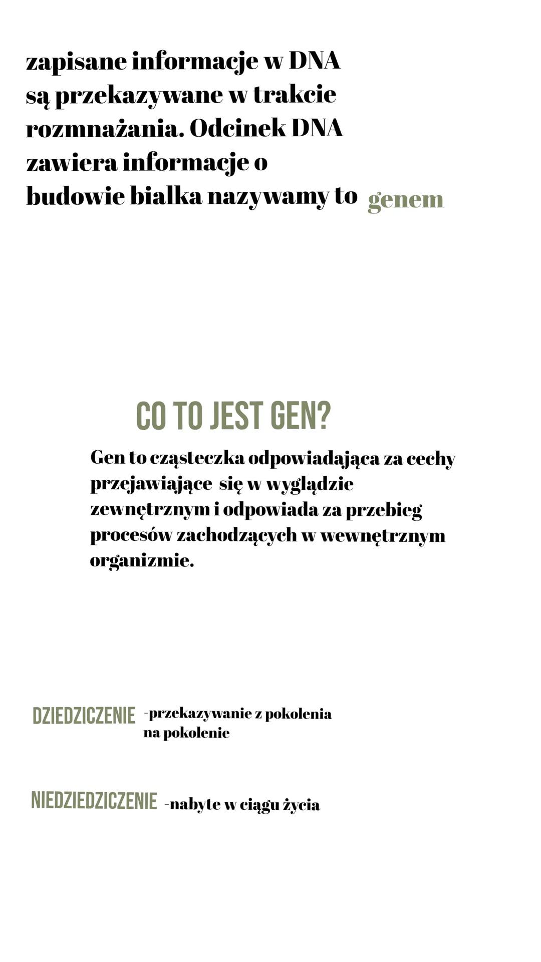 DNA
Z CZEGO SIE SKŁADA?
Biologia
Składa się z dwóch łańcuchów tworzących podwójną
helisę, a jego składnikiem są nukleotydy, które
zawierają