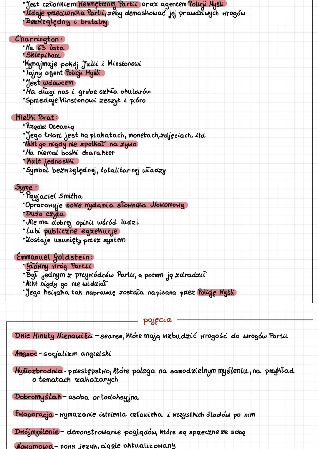 # ROK 1984
George Orwell
gatunek
„Rok 1984" to powieść dystopijna ukazująca świat przyszłości. Tam
totalitaryzm jest na samym szczycie swo