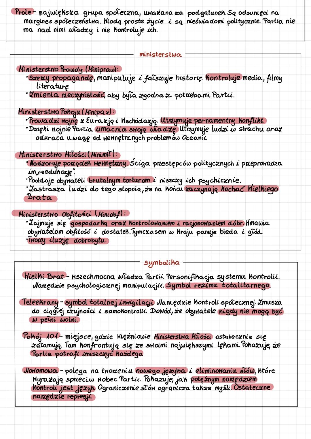 # ROK 1984
George Orwell
gatunek
„Rok 1984" to powieść dystopijna ukazująca świat przyszłości. Tam
totalitaryzm jest na samym szczycie swo