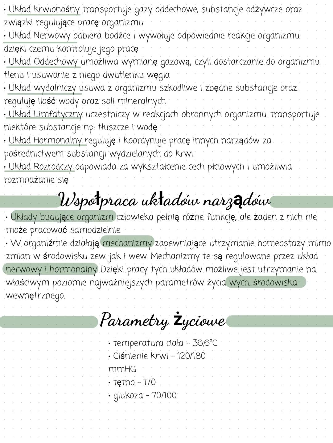 Biologia
Organizm człowieka jako funkcjonalna
całość
• Podstawowymi jednostkami organizmu są komórki. Komórki, które mają
podobną budowę i p