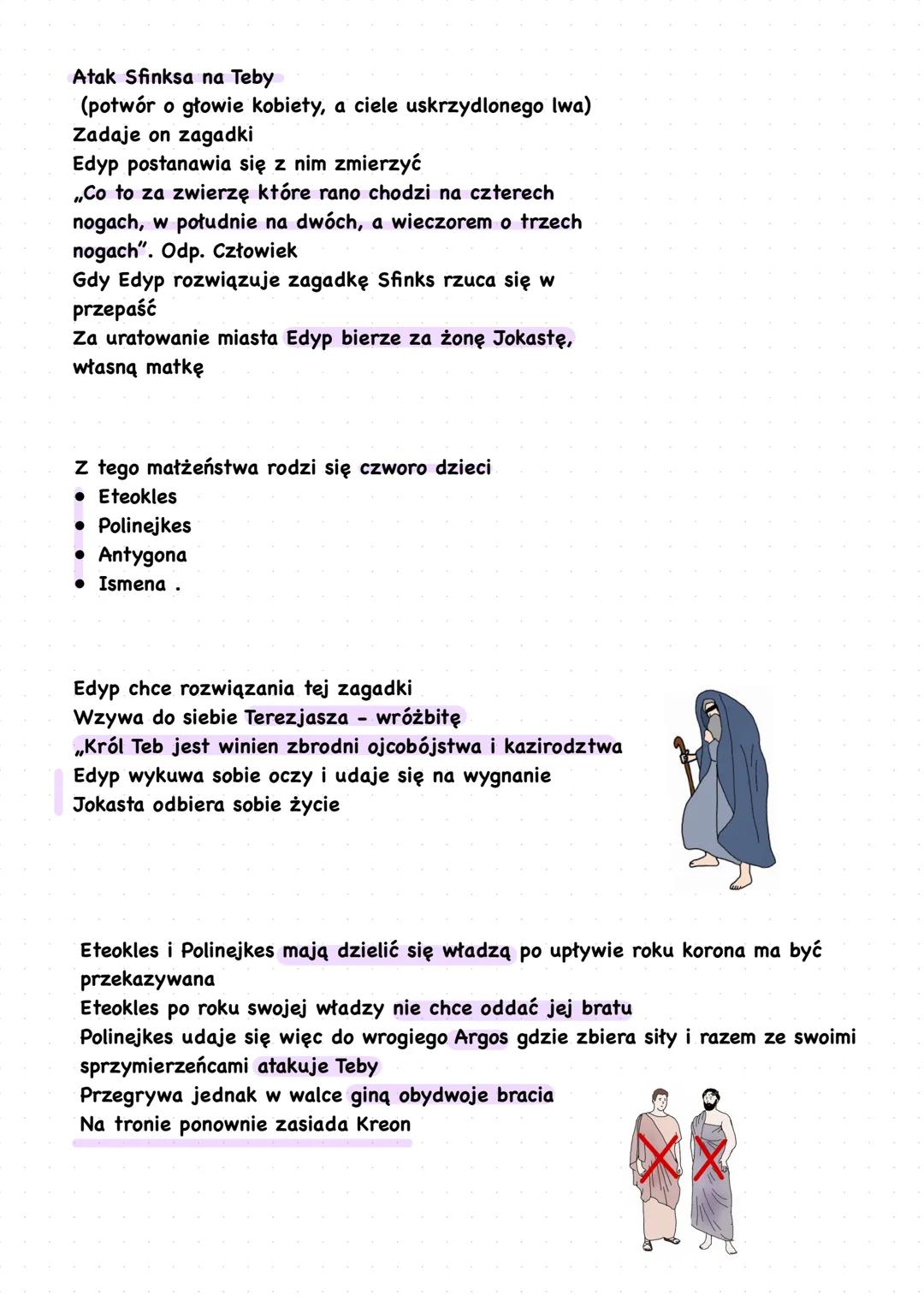 # Klątwa Labdakidów
FATUM
- nieuchronny, nieodwracalny los
- siła wyznaczająca bieg wydarzeń
- klątwa, od której nie da się uciec, nawet j