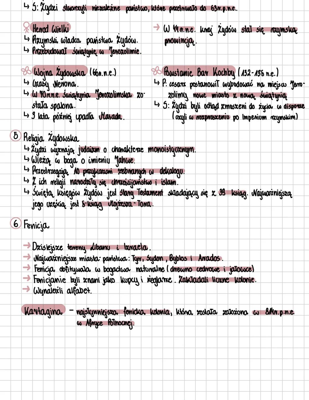 Izvael, Fenicja, Indie i Ching
budowa Pierwszej Świątyni Jerozolimskiej
ok.960n.p.n.e
Av.n.e.
66-43, n.e. wojna żydowska
722v.p.n.e.
podboj