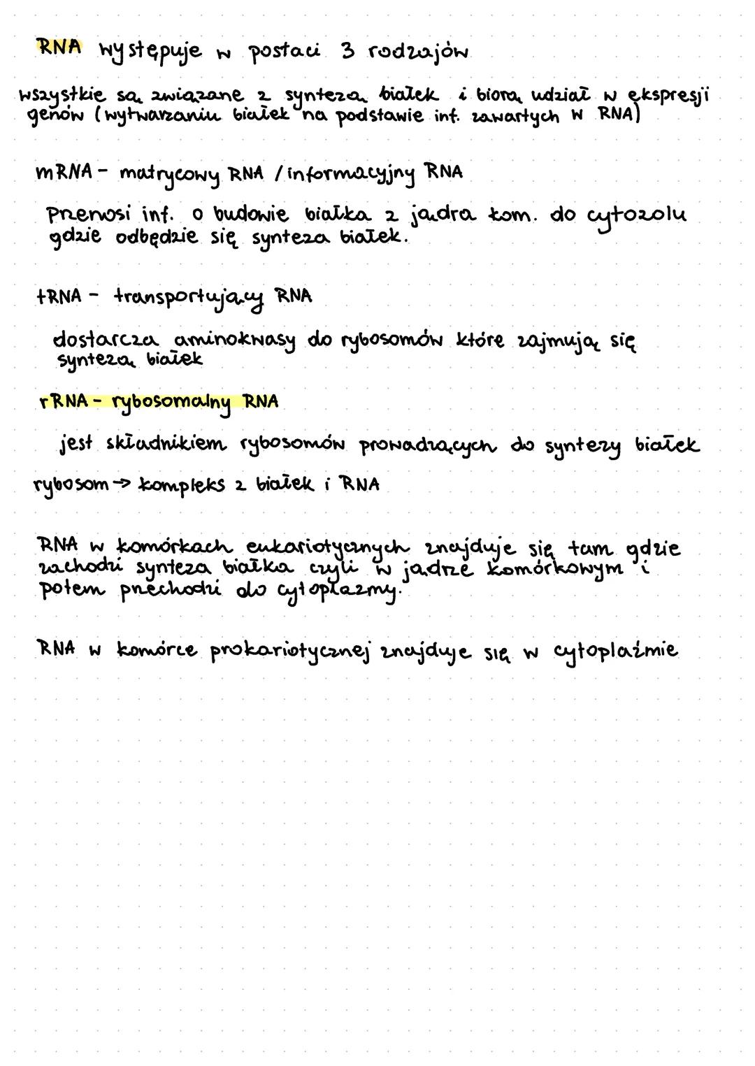 Kwas nukleinowy DNA-KW. deoksyrybonukleinowy
polimery nukleotydow
reszta fosforanowa.
(2 kw. ortofosforowego).
wiązanie
estrowe
R₁-Co
در
P
R