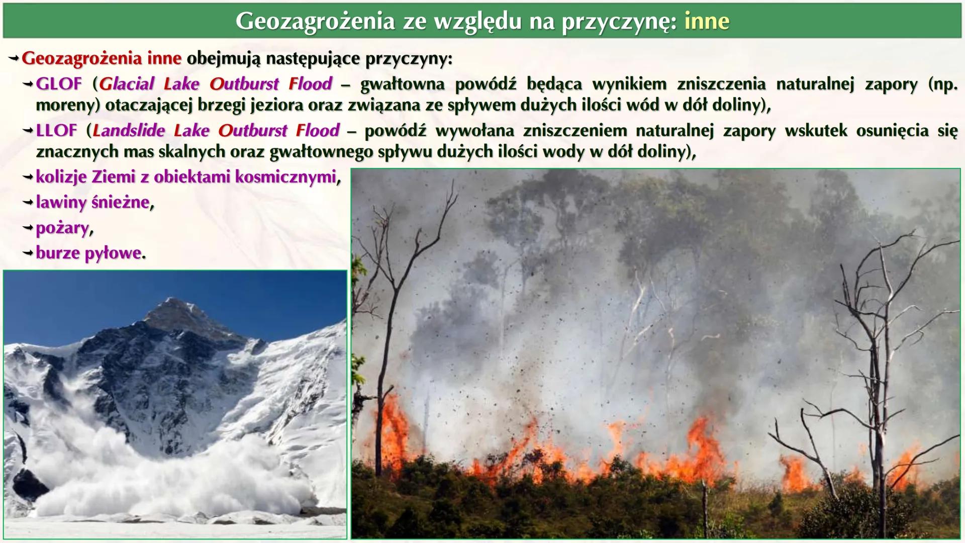 ## II. Problemy środowiskowe współczesnego świata
## 1. Geozagrożenia # Wstęp
→Podobnie jak w przypadku poprzedniego działu zachęcam do sy