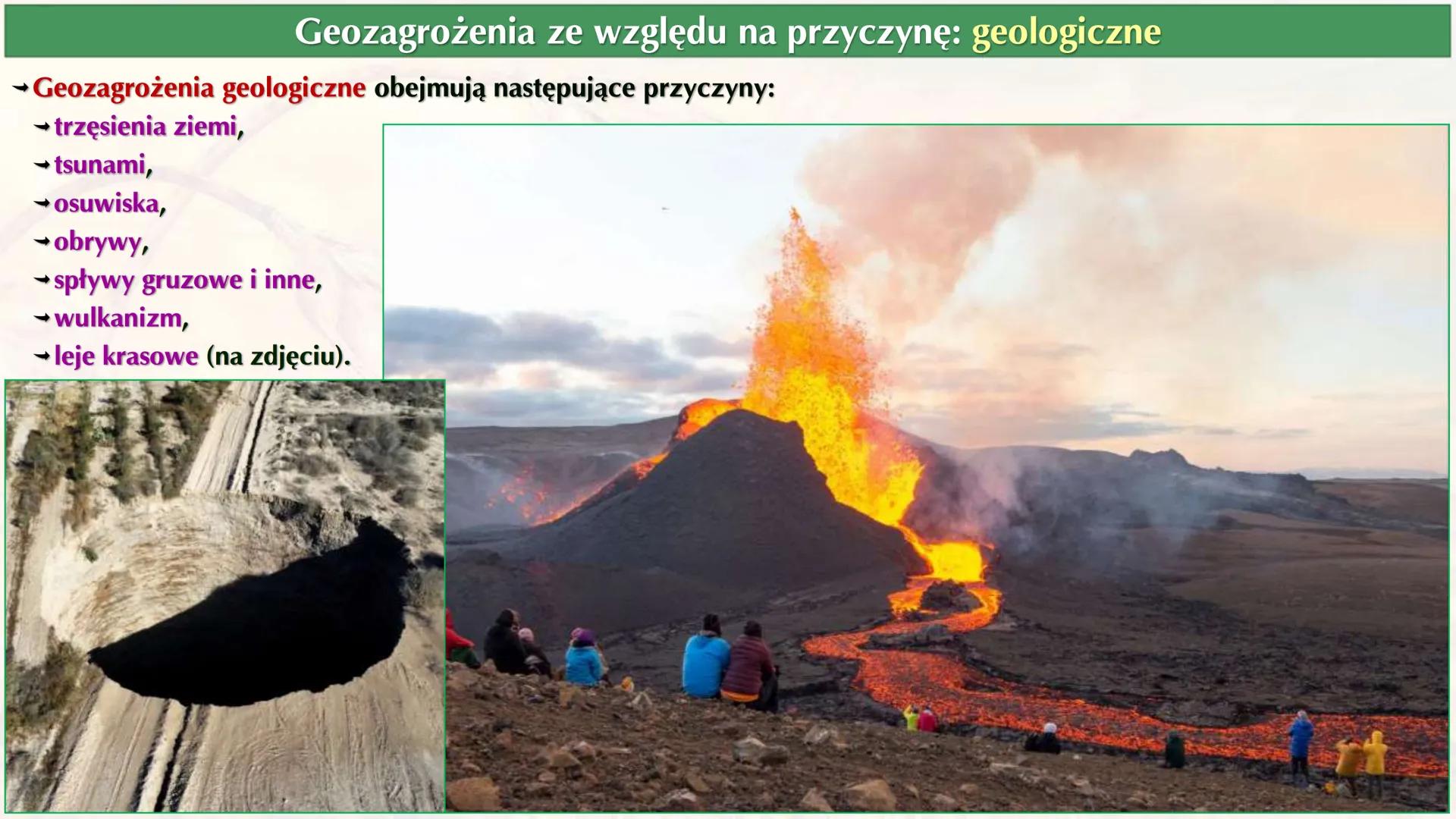 ## II. Problemy środowiskowe współczesnego świata
## 1. Geozagrożenia # Wstęp
→Podobnie jak w przypadku poprzedniego działu zachęcam do sy