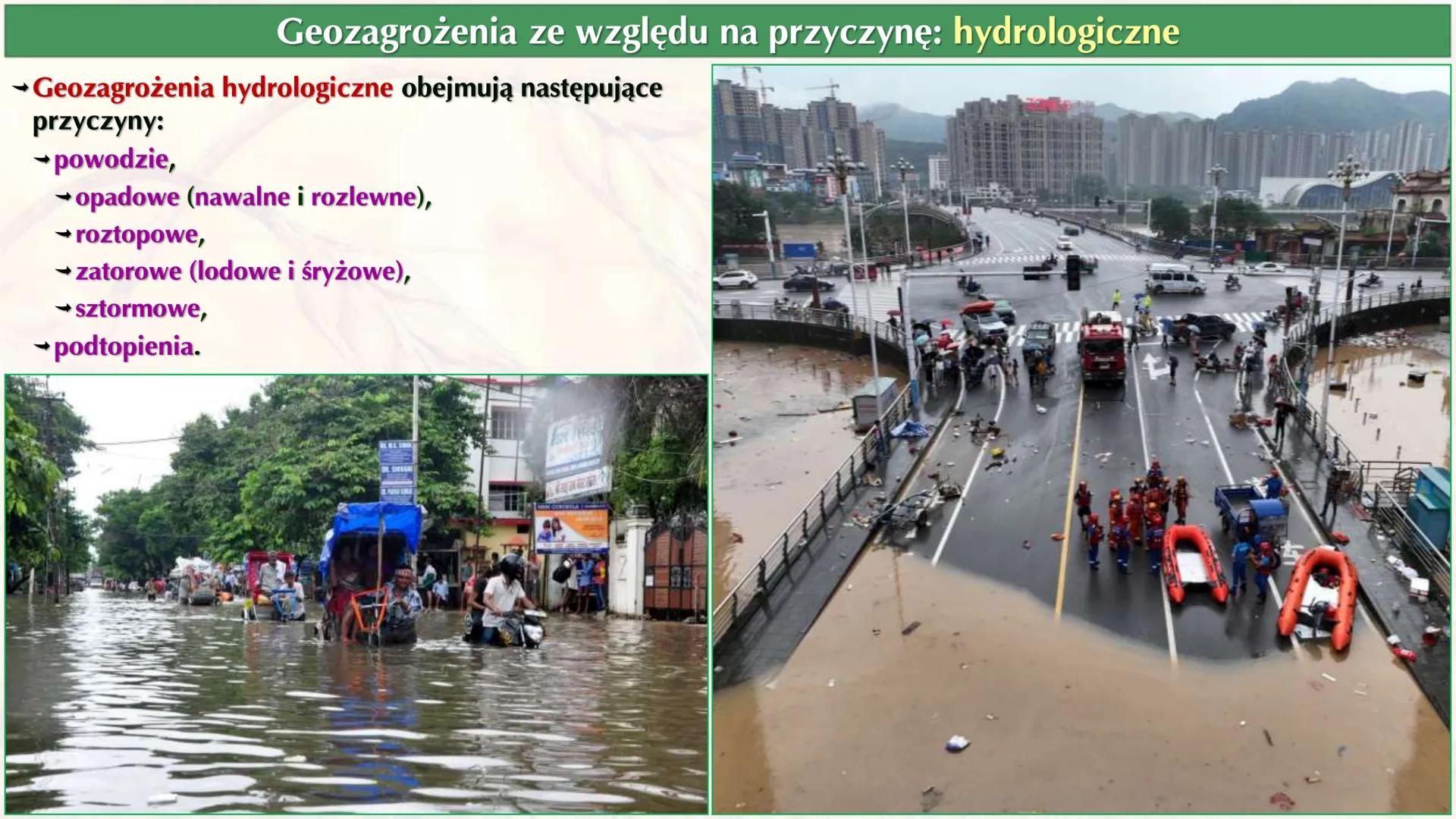 ## II. Problemy środowiskowe współczesnego świata
## 1. Geozagrożenia # Wstęp
→Podobnie jak w przypadku poprzedniego działu zachęcam do sy