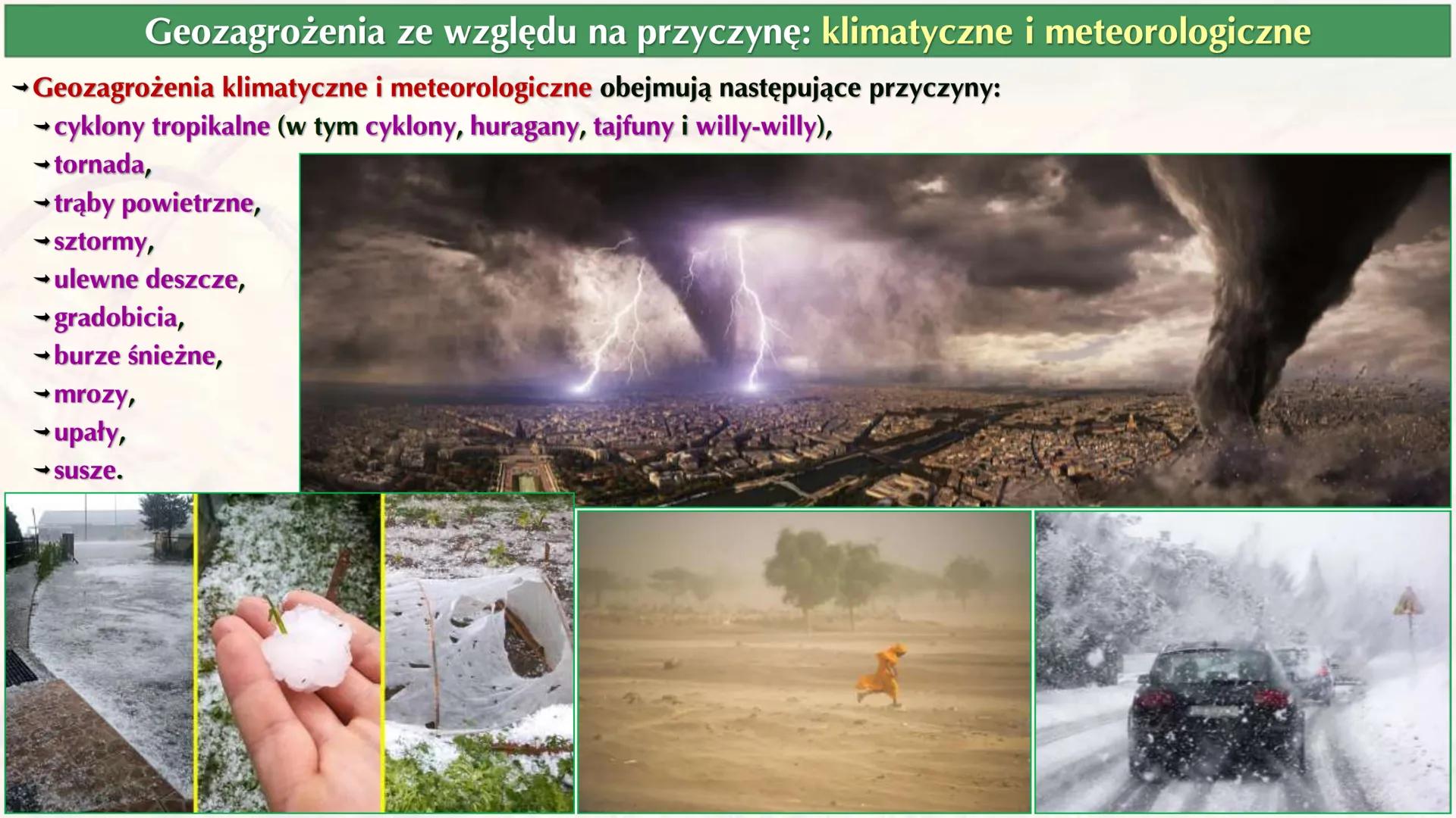 ## II. Problemy środowiskowe współczesnego świata
## 1. Geozagrożenia # Wstęp
→Podobnie jak w przypadku poprzedniego działu zachęcam do sy