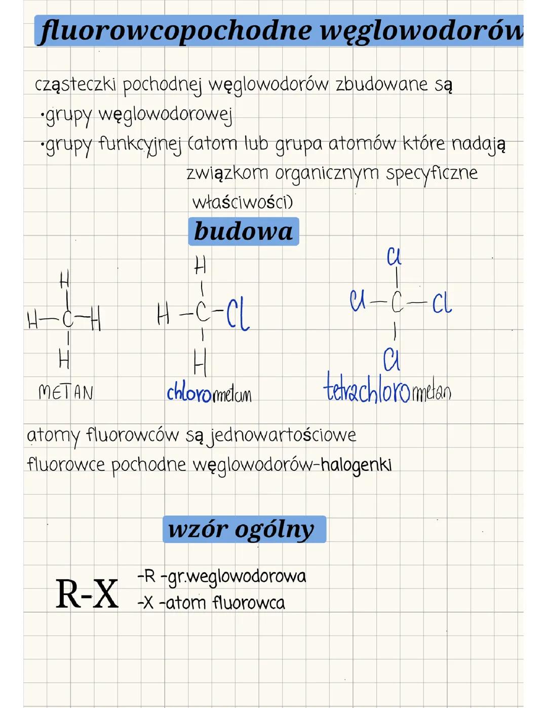 Fluorowcopochodne węglowodorów