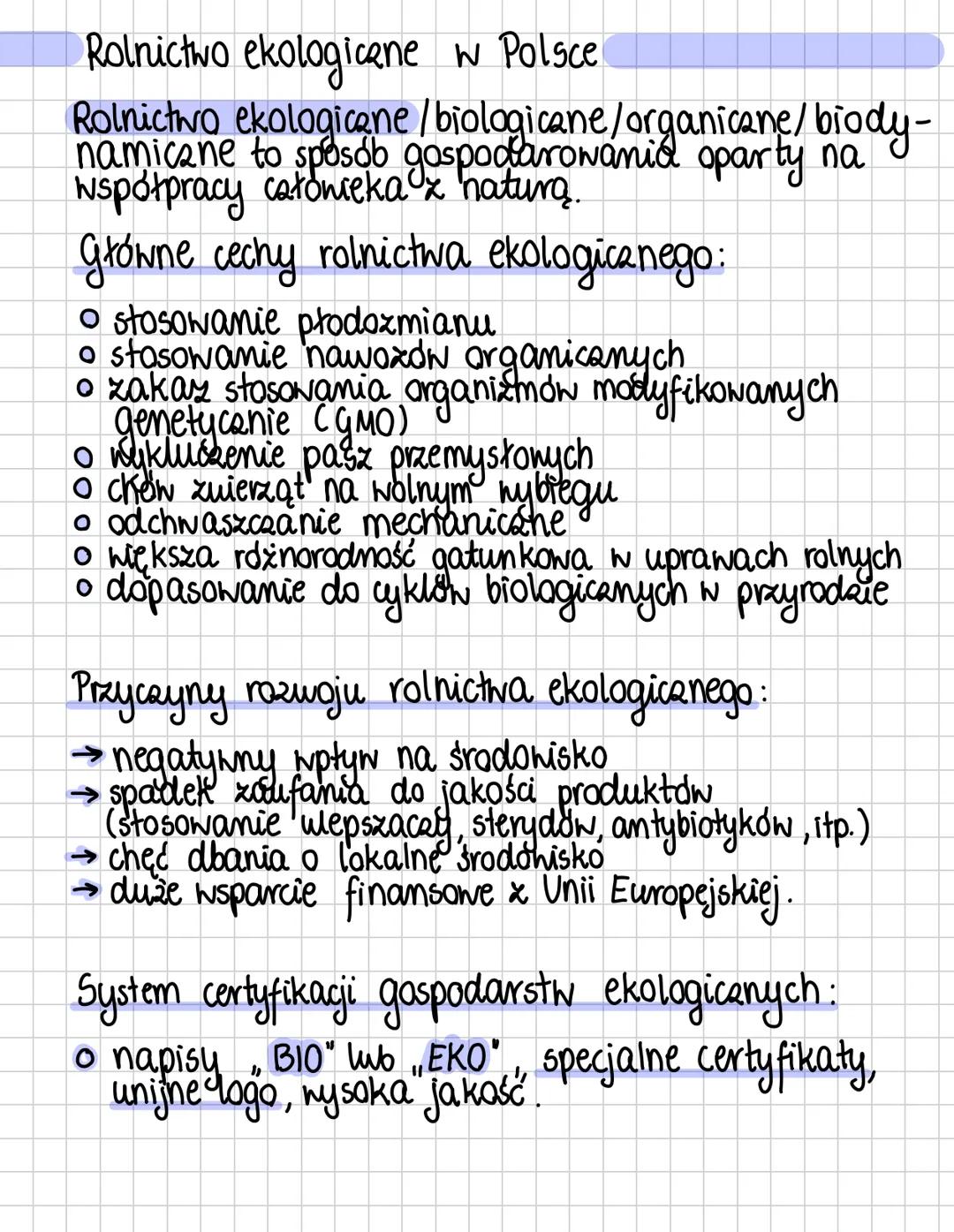 Rolnictwo ekologiczne w Polsce