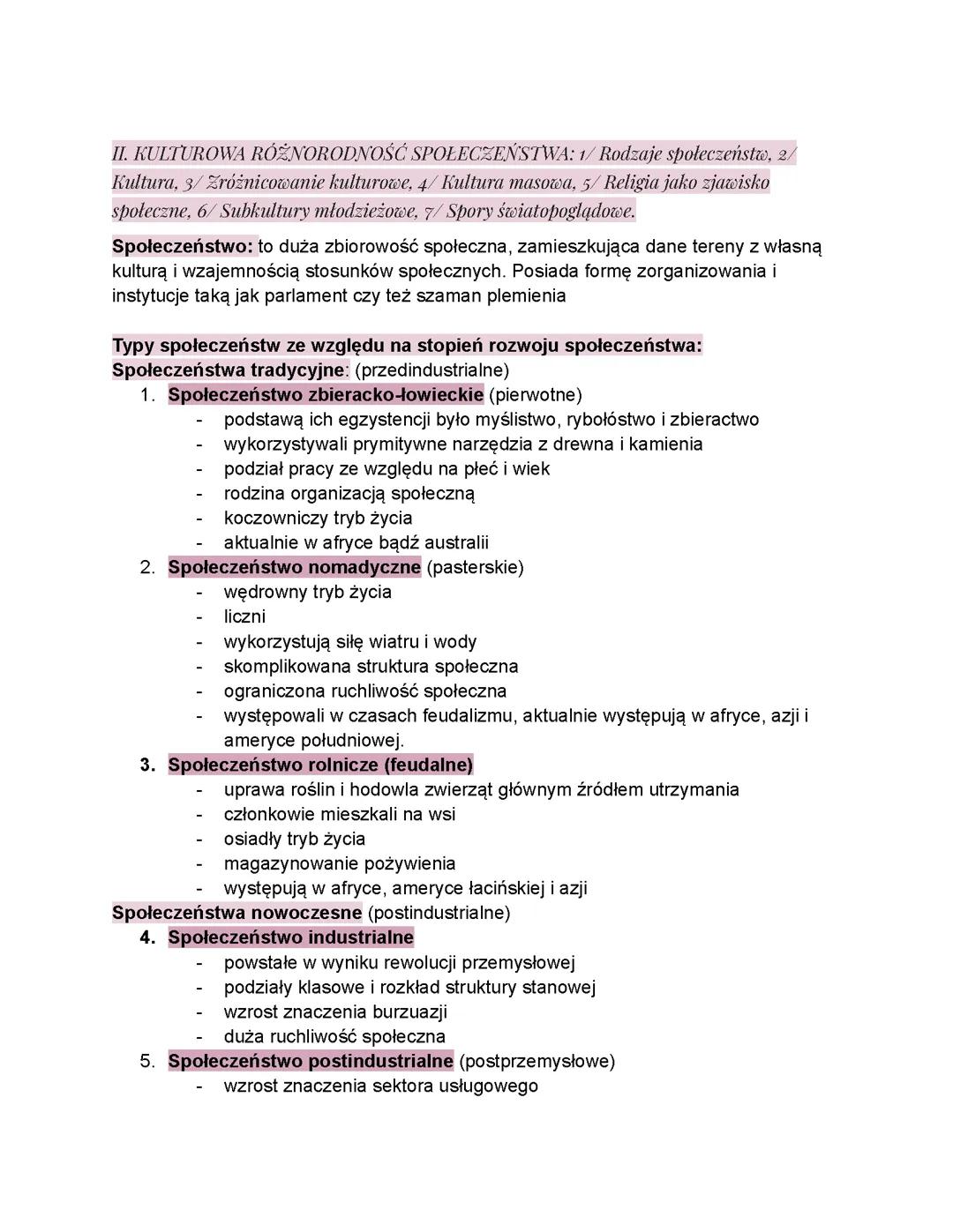 kulturowa różnorodność społeczeństwa