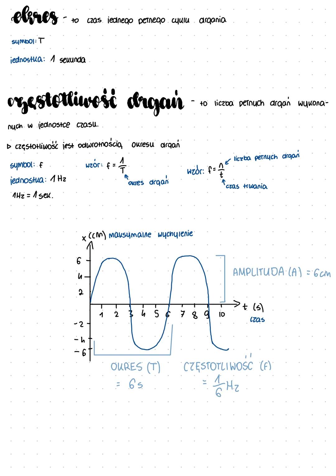 drgania mechaniczne
such drgający
ktu, nazywanego porożeniem równowagi
Νοκότ
jest ruchem okresowym WOKOT okresionego pun-
Ciaro porusza się