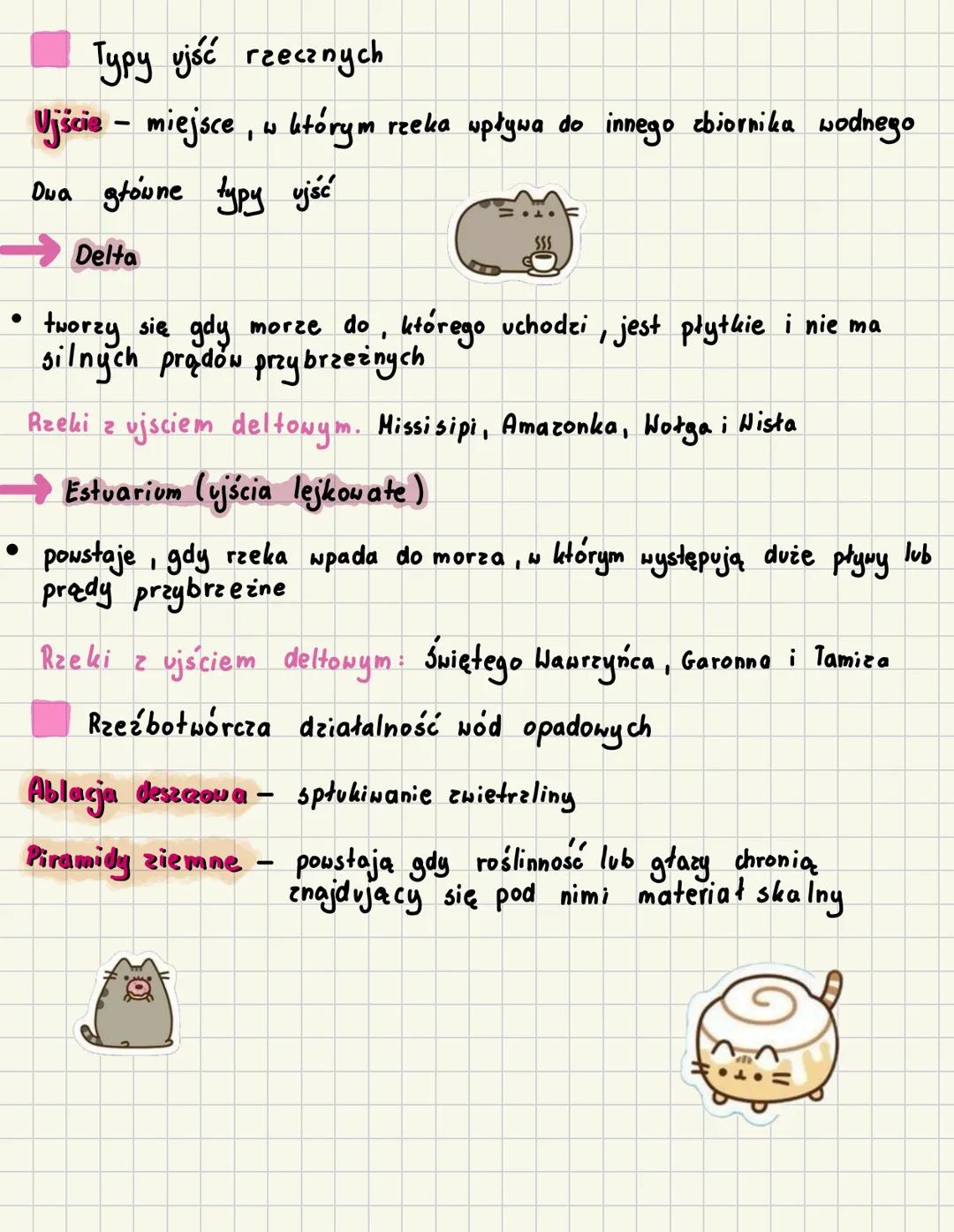 Wietrzenie skał
✓ procesy wewnętrzne - (endogeniczne), i zewnętrzne (egzogenicene)!
Procesy zewnętrzne kształtujące powierzchnie to:
Erozja