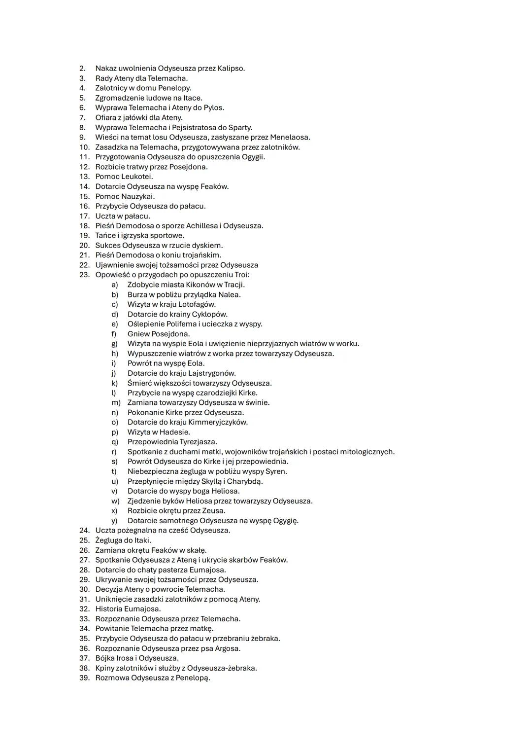 # Odyseja- Homer
Odyseja powstała prawdopodobnie później od Iliady, na przełomie IX i VIII wieku p.n.e.,
około 800 r. Odyseusz wraca po 20