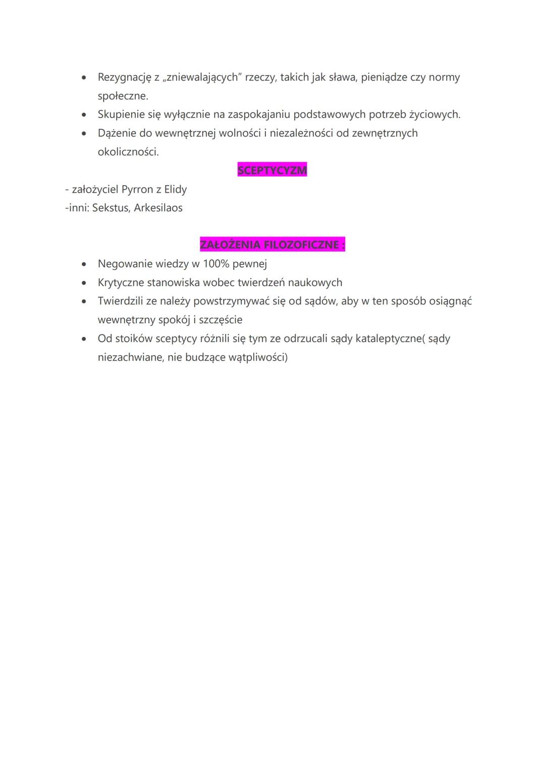 Filozofia antyku
Filozofia powstała w starożytnej Grecji (ok. VIII-VI w. P.n.e.) i stała się pierwszym znanym
sposobem wyjaśniania świata i