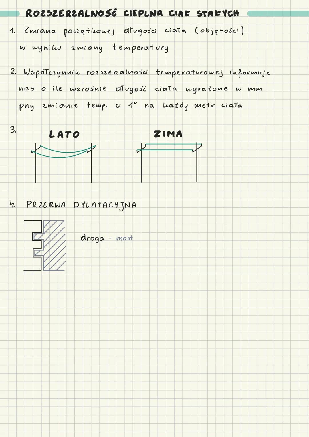 ROZSZERZALNOŚĆ
CIEPLNA
ROZSZERZALNOŚĆ CIEPLNA CIECZY
1. Na skutek wzrostu temperatury cieczy zwiększa się jej objętość.
Gdy temperatura spad