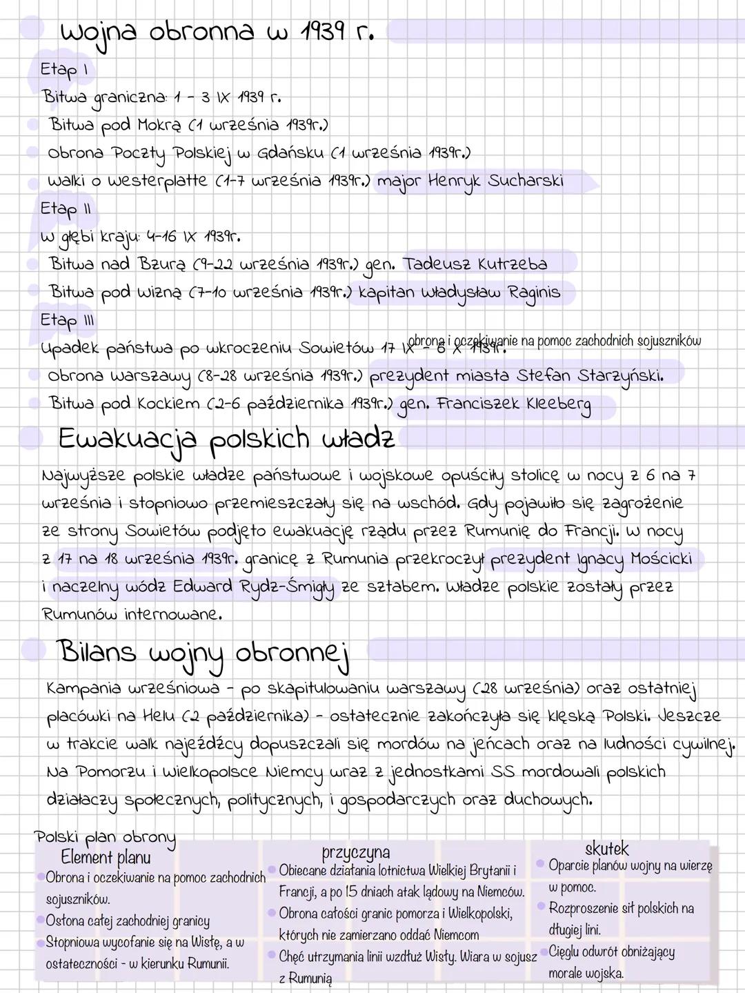 Historia
Przygotowania Niemiec do wojny.
Napaść
na Polskę
Hitler zamierzał zaatakować Polskę 26 sierpnia 1939 r., zmienił rozkaz gdy wielka