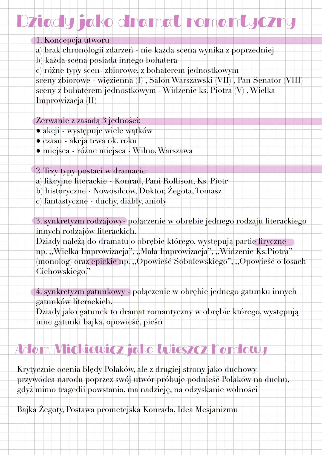 # Dziady cz3
Adam Mickiewicz
GATUNEK LITERACKI: dramat romantyczny
CZAS I MIEJSCE POWSTANIA UTWORU: 1832r Drezno
GENEZA: Mickiewiczowi ni
