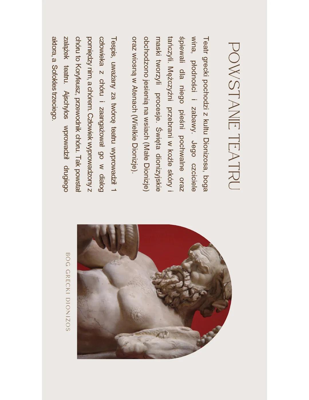 Teatr antyczny i jego powstanie.