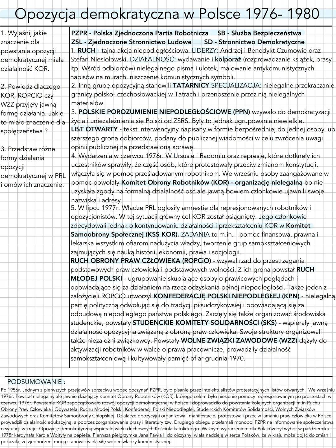 Polska Rzeczypospolita Ludowa w czasach Edwarda Gierka (1971-1976)
1. Wyjaśnij na czym
polegała koncepcja
budowy Drugiej Polski
i omów sposo