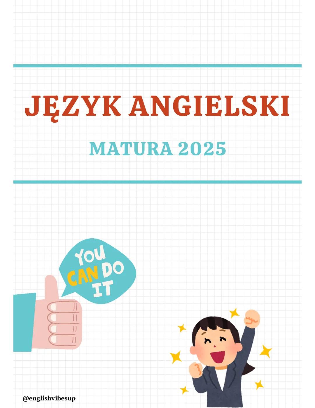 Język angielski - podstawowe czasy matura 2025