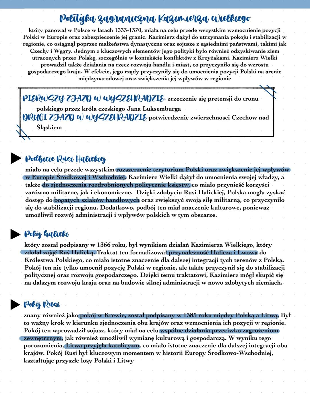 # Polityka zagraniczna Kazimierza Wielkiego
który panował w Polsce w latach 1333-1370, miała na celu przede wszystkim wzmocnienie pozycji
P