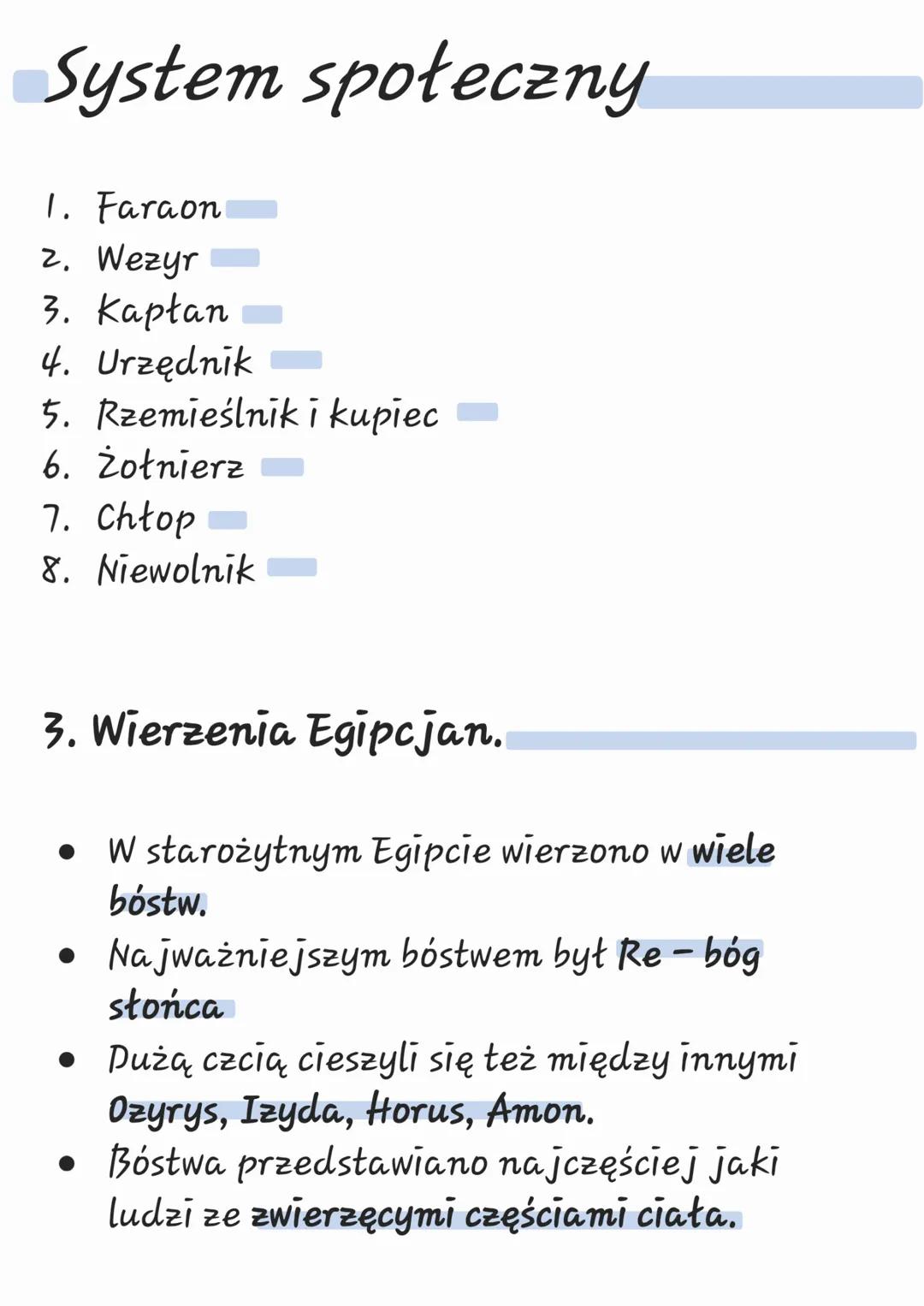 # Starożytny Egipt
1. Warunki geograficzne, zajęcia
ludności.
- Państwo położone w północno-wschodniej
Afryce.
- Przez środek przepływa Ni