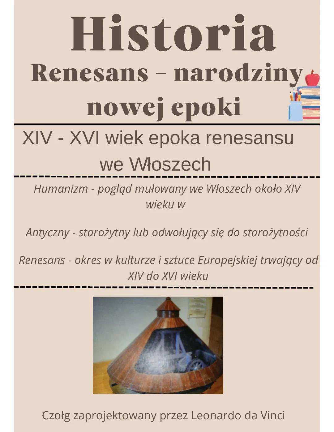 Renesans - narodziny nowej epoki