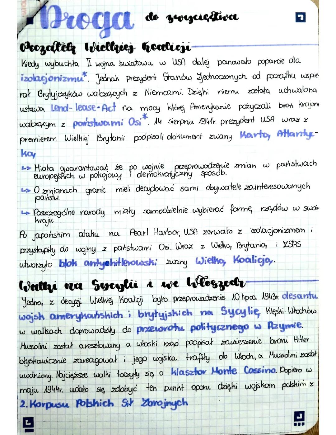 Droga do zwycięstwa.