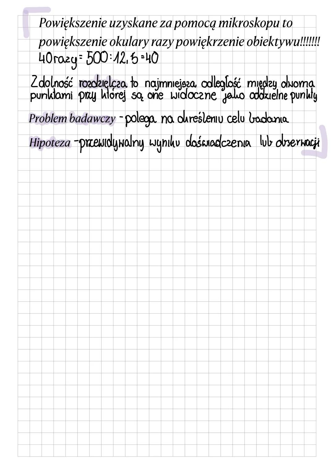 Obserwacje Biologiczne
Obserwacja Makroskopowa dostęp do zobaczenia gołym
ohiem (powyżej 0,01 mm)
Obserwacje Mikroskopowe - wielkość obserwo