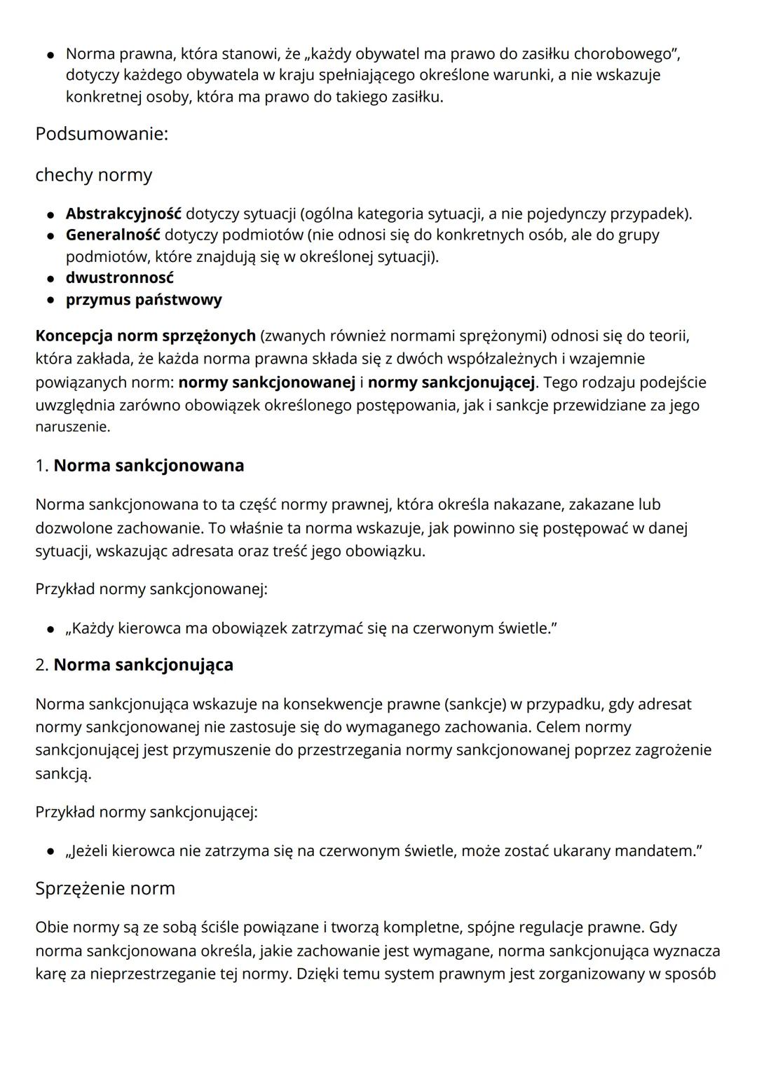 # NORMA PRAWNA - to reguła postępowania wyrażona przez przepisy prawne, która
reguluje zachowanie jednostek w społeczeństwie. Stanowi podsta